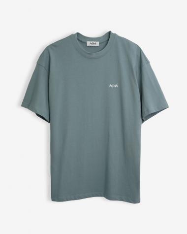 ADISH / Short Sleeve Hedab Logo T-shirt / BLUE