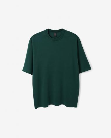  / 32G SMOOTH KNIT CREW NECK T-SHIRT / KELLY