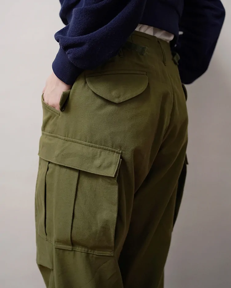 M-51 FIELD PANTS / OLIVE(SATIN) | YAECA (WOMEN)(ヤエカ) | BOTTOMS
