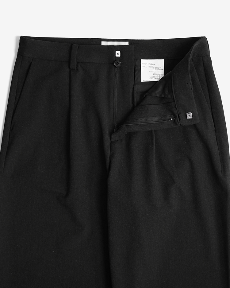 TUCK TAPERED - 2WAY PANTS / CHARCOAL | YAECA (MEN)(ヤエカ