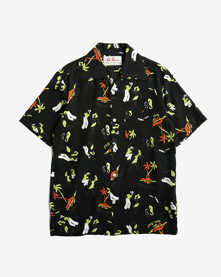 HULA GIRL / BLACK | Aloha Blossom (MEN)(アロハブロッサム