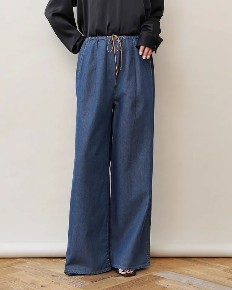 Tu es mon Tresor / The Chalcedony Jean - Solid 1wash (TEMT024-SO1W)