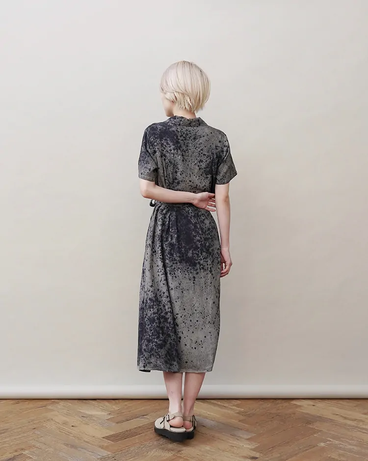 Aloha Blossom (WOMEN) / SABI-HIYOKOMAME DRESS / GRAY