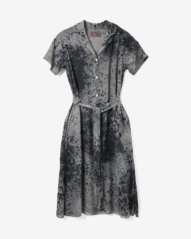 Aloha Blossom (WOMEN) / SABI-HIYOKOMAME DRESS / GRAY