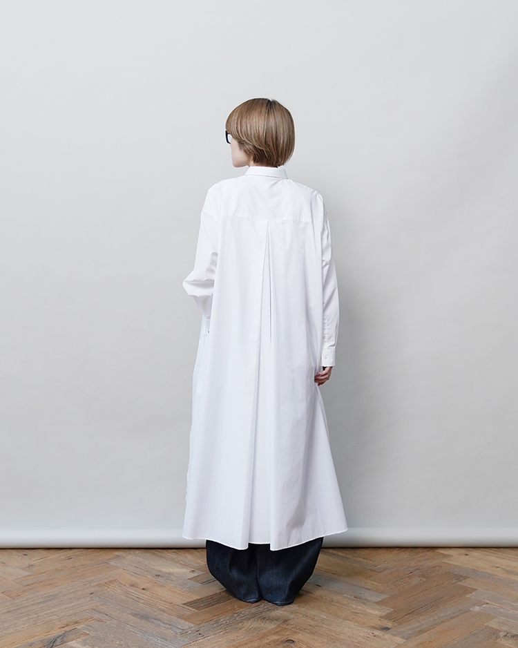 High Count Broad Oversized Regular Collar Shirt Dress High Count Broad Oversized Regular Collar Shirt Dress