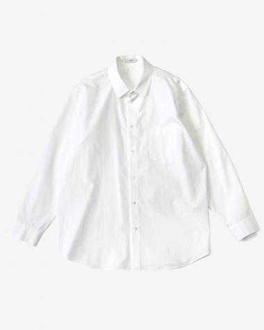 ATON (WOMEN) / SUVIN BROAD STANDARD SHIRT / WHITE