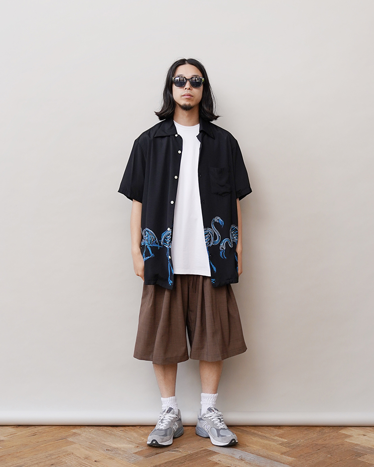 FLAMINGO / BLACK X BLUE | Aloha Blossom (MEN)(アロハブロッサム 