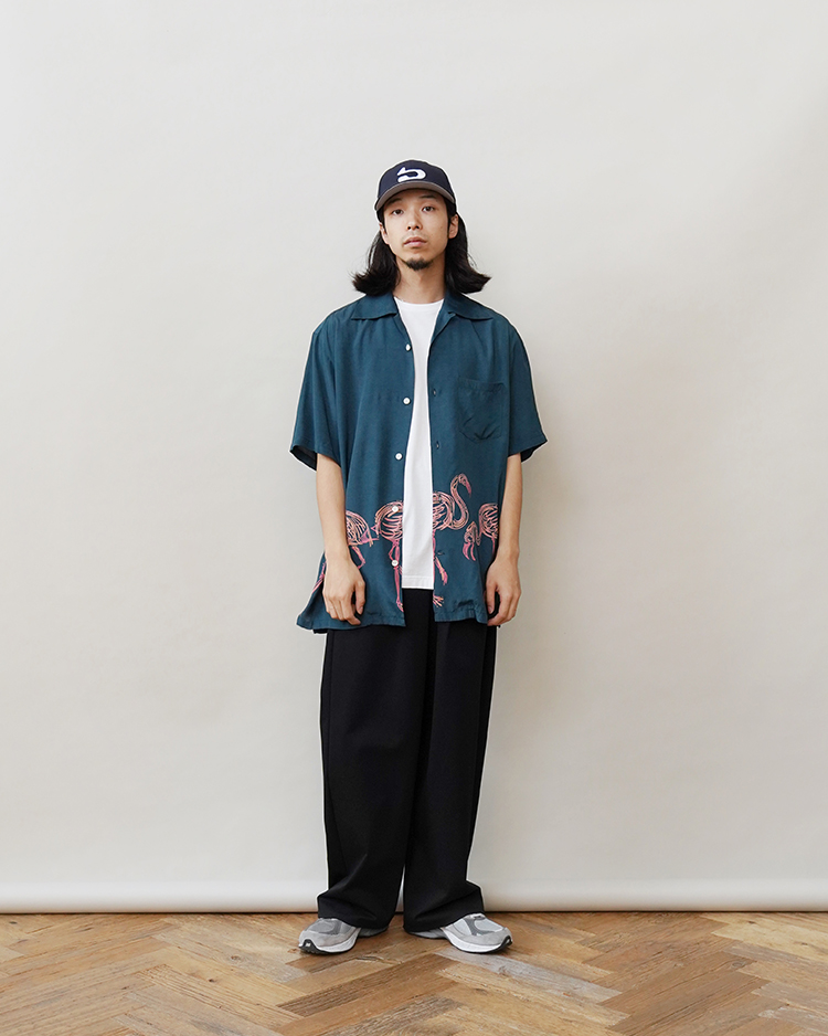 FLAMINGO / NAVY x PINK | Aloha Blossom (MEN)(アロハ