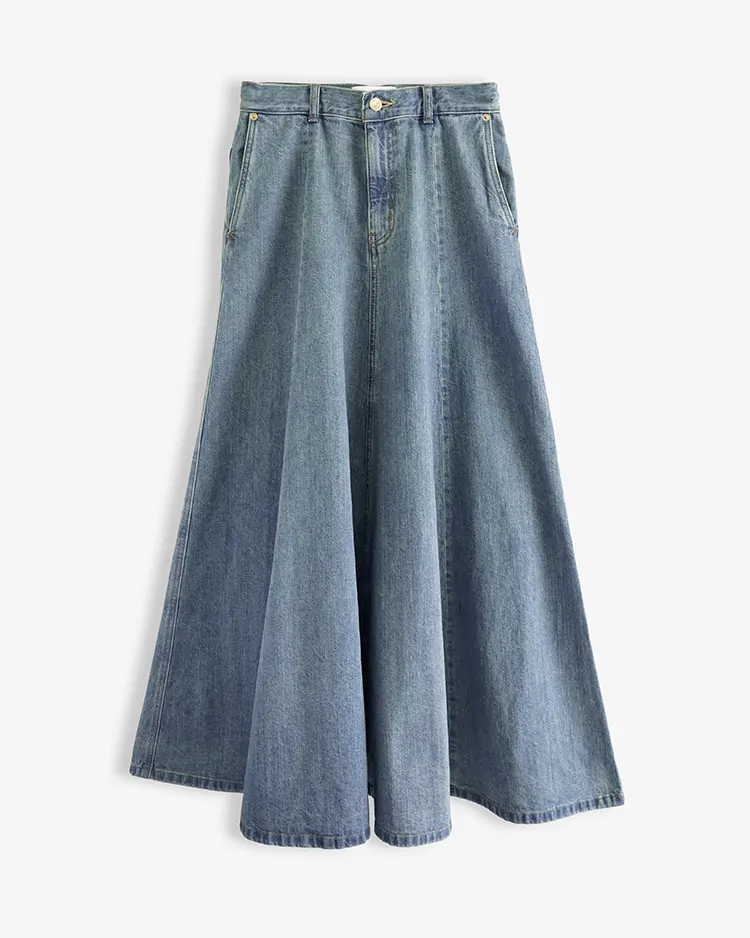 Tu es mon Tresor / The Topaz Denim Skirt - Solid 3year (TEMT-SK029-SO3Y)
