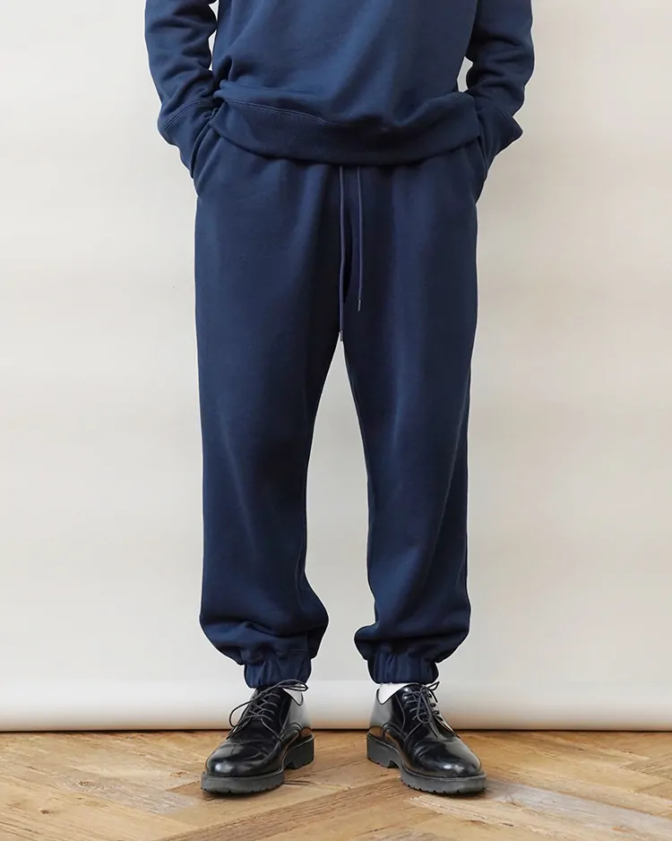 ATON (MEN) / ZERO TSURI URAKE SWEATPANTS / NAVY