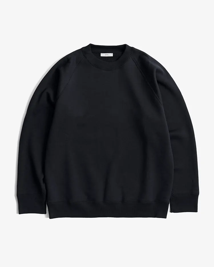 ATON (MEN) / ZERO TSURI URAKE SWEATSHIRT / BLACK
