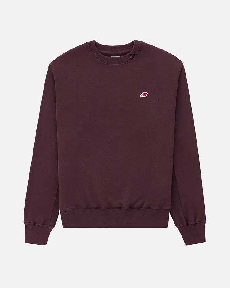 NEW BALANCE / MADE in USA Core Crew neck / BROWN