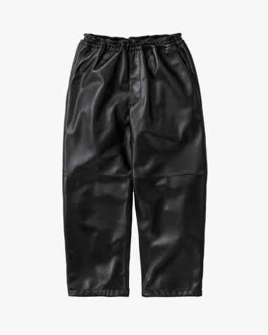 Graphpaper (MEN) / Sheep Leather Track Pants / BLACK
