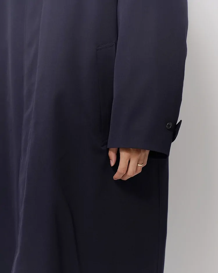 Scale Off Wool Balmacaan Coat / NAVY | Graphpaper (MEN)(グラフ