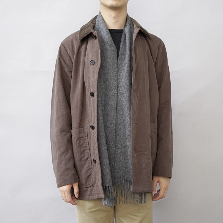 THE INOUE BROTHERS... / Brushed Scarf / GREY