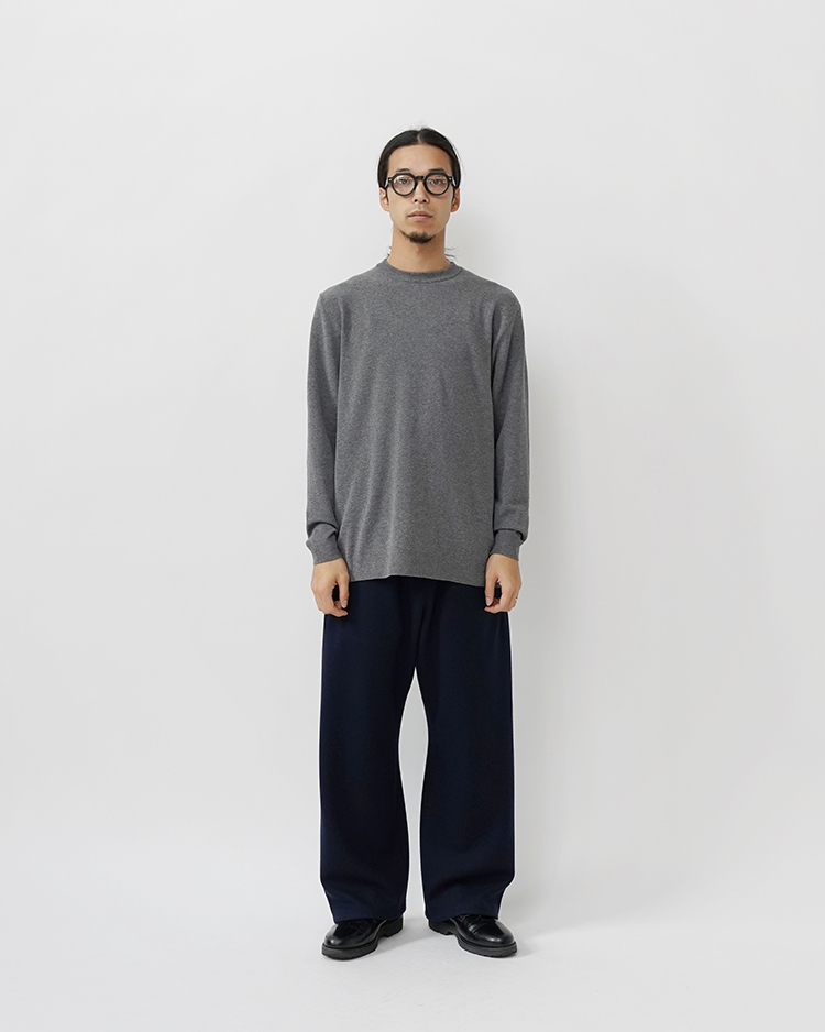【超特価sale開催】  | NAVY / PANTS EASY WOOL YAECA BOTTOMS | (MEN)(ヤエカ) パンツ