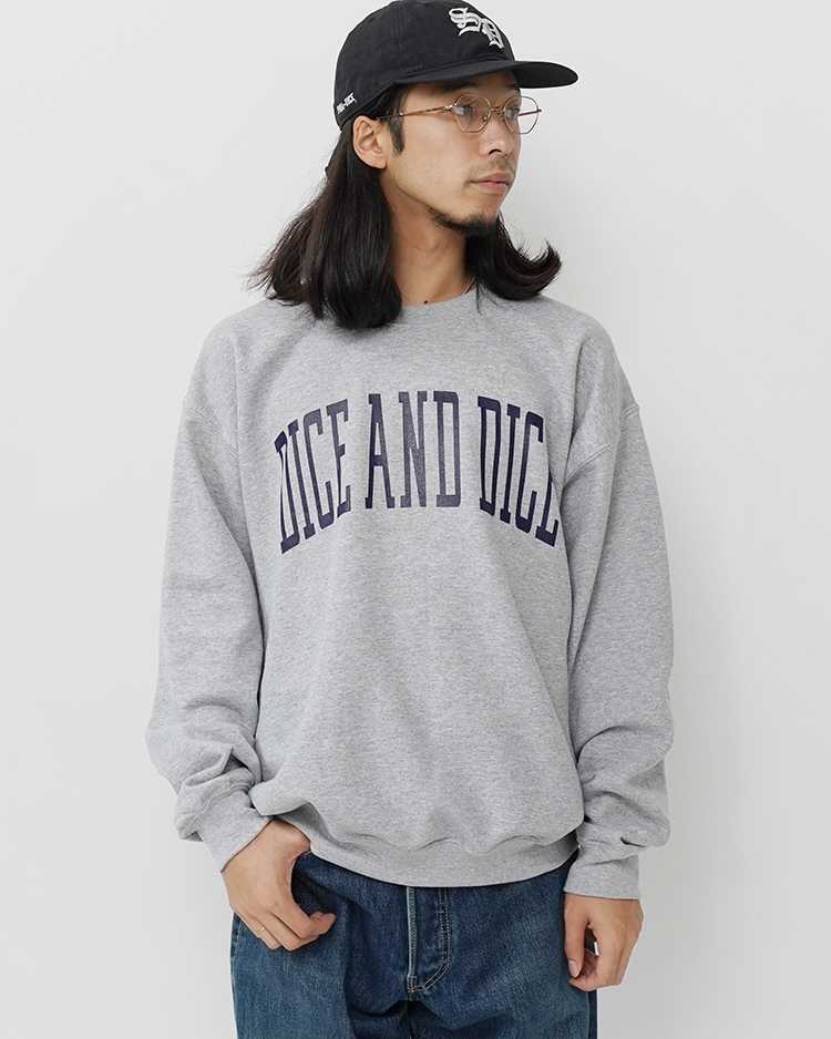 Dice&Dice / VARSITY CREW / GREY