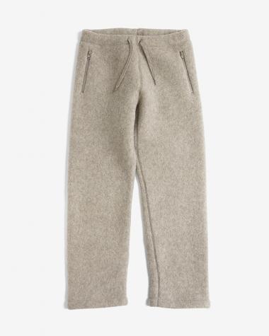  / WOOL FLEECE PANTS / NATURAL L.GRAY