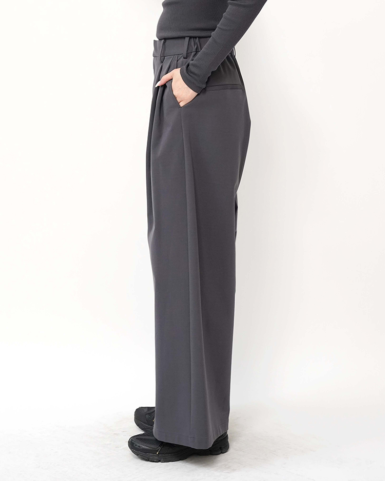 Compact Ponte Wide Pants / C.GRAY | Graphpaper (WOMEN