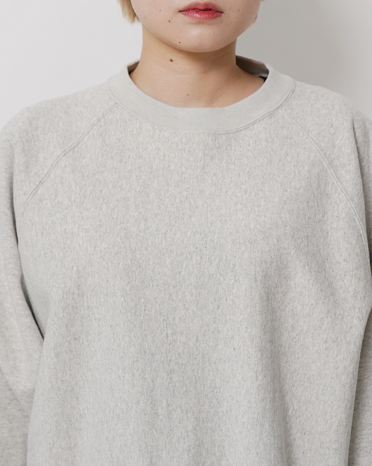 JUMBERCA URAKE CREW NECK / GREY | BATONER (WOMEN)(バトナー