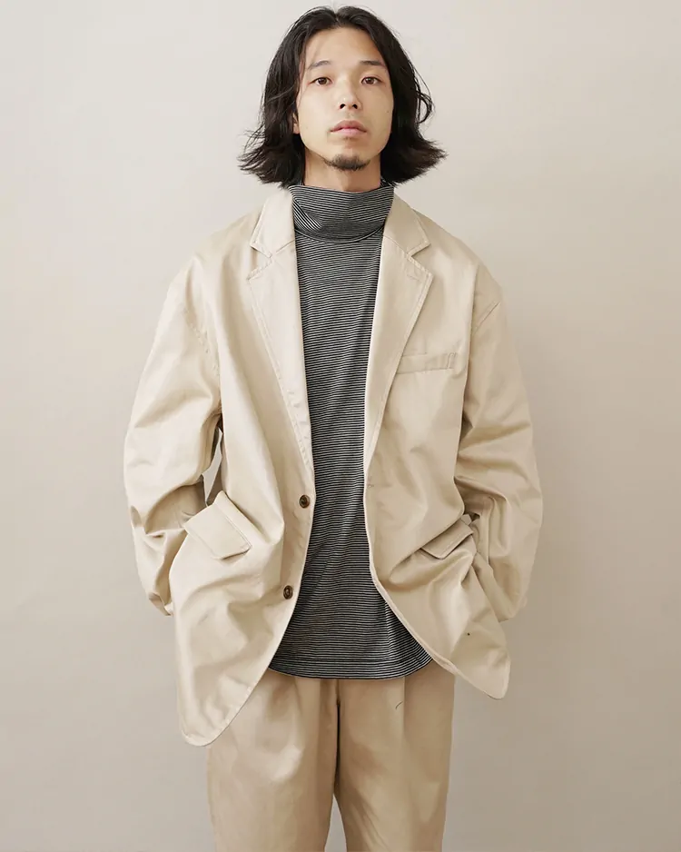 ジャケット・アウター Graphpaper Westpoint Chino Jacket Westpoint Chino Oversized Jacket / BEIGE | Graphpaper (MEN)(グラフ