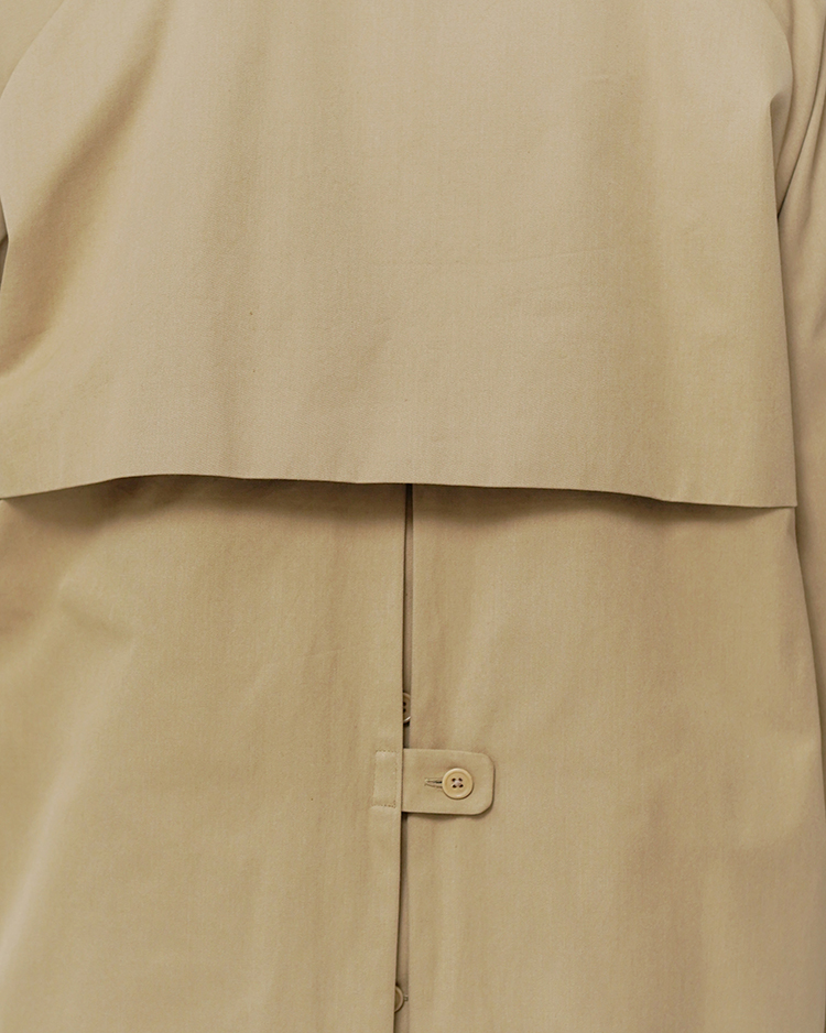 SOUTIEN COLLAR COAT - SHORT / KHAKI | YAECA (MEN)(ヤエカ