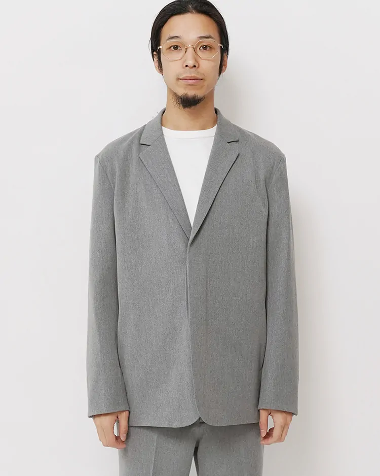 YAECA (MEN) / 2WAY SET UP JACKET / GRAY
