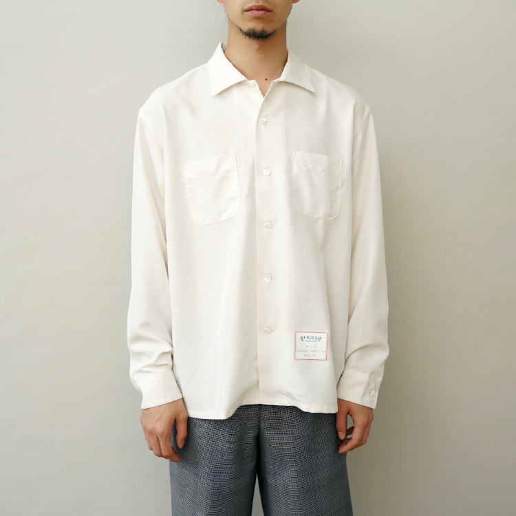 OPEN COLLER SHIRT / NATURAL | ORRS(オールズ) | SHIRTS | Dice&Dice 