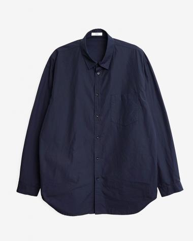 ATON (MEN) / SUVIN BROAD WASHED SHIRT / NAVY