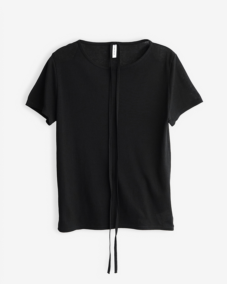 Tu es mon Tresor / Choker T-shirt / BLACK