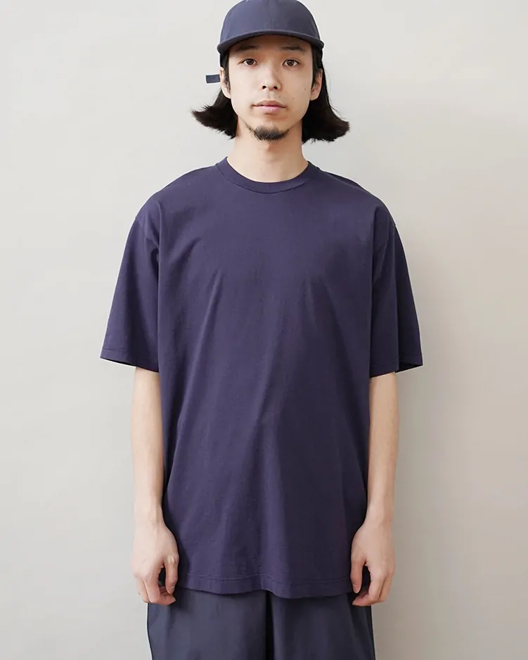 Y / ORGANIC COTTON JERSEY S/S T / NAVY