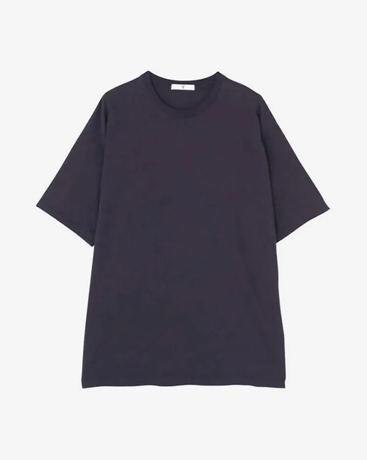 Y / ORGANIC COTTON JERSEY S/S T / NAVY