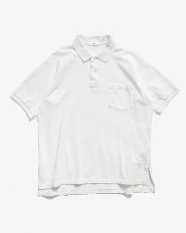  / ORGANIC COTTON KANOKO POLO / WHITE