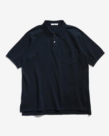  / ORGANIC COTTON KANOKO POLO / NAVY