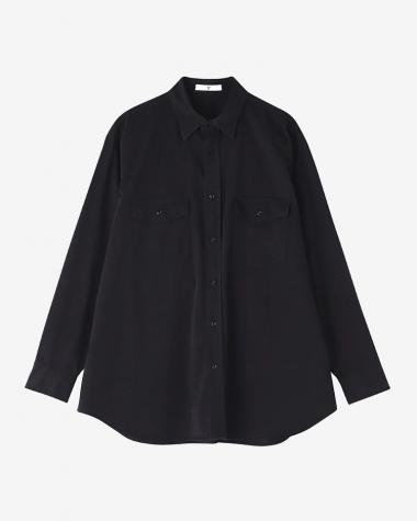  / ORGANIC COTTON HIGH DENSITY SATIN SH / NAVY