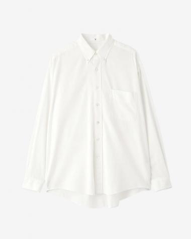  / ORGANIC COTTON WASHER SATIN SH / WHITE