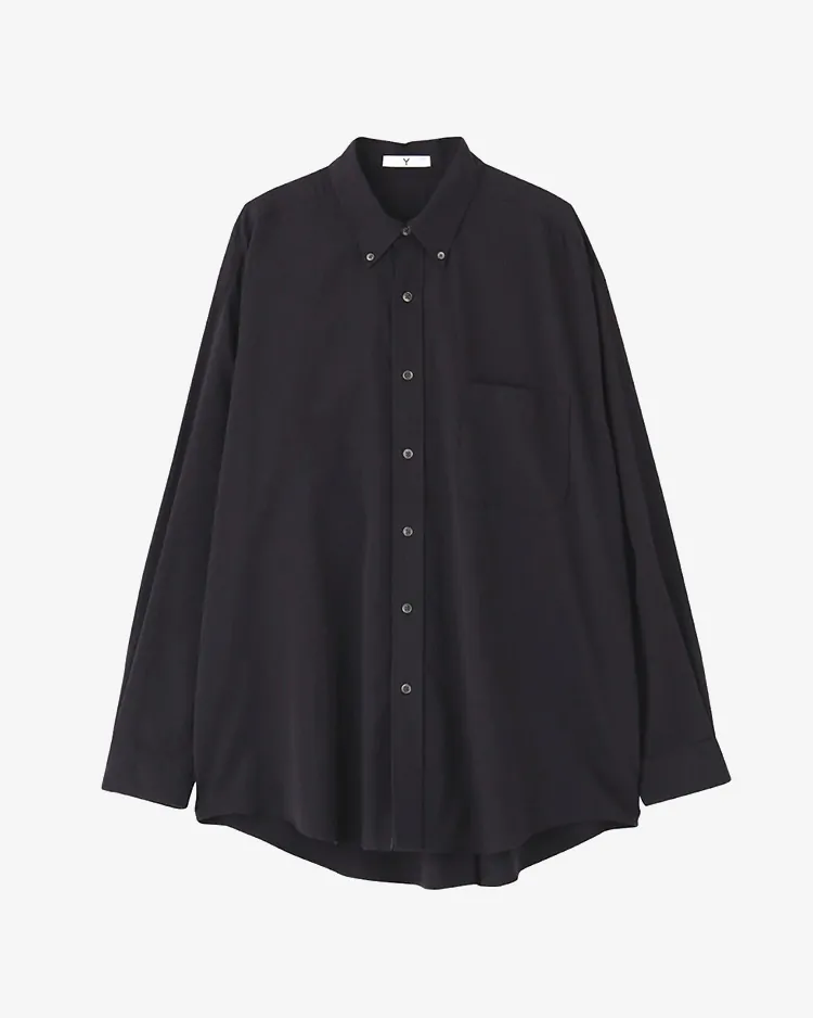 Y / ORGANIC COTTON WASHER SATIN SH / NAVY