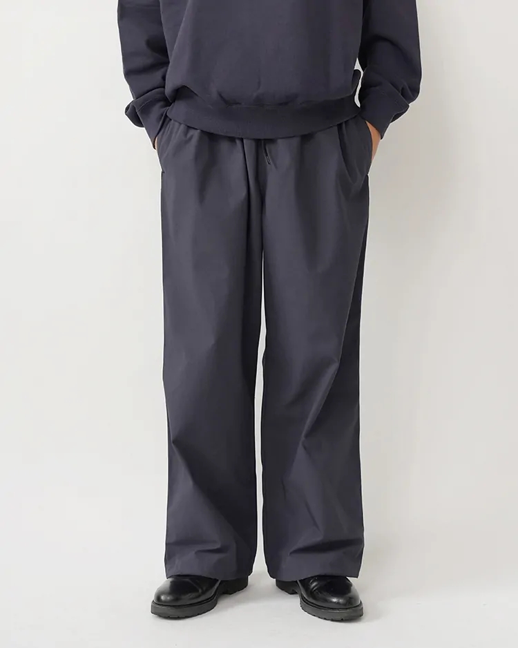 Y / ORGANIC COTTON / RECYCLE POLYESTER TWILL EASY TR / NAVY