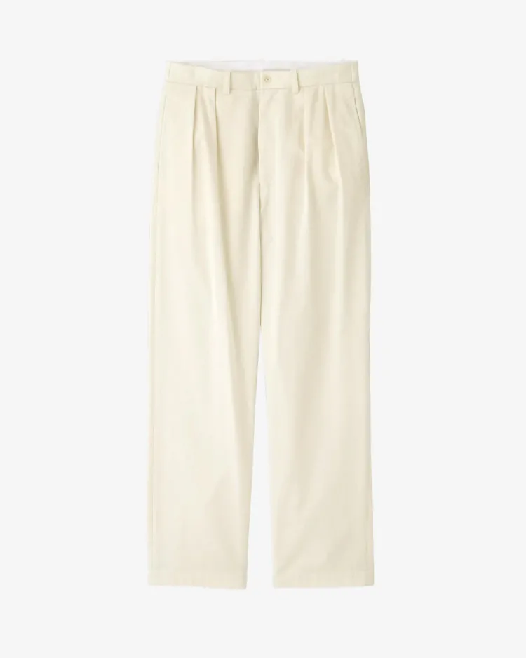Y / ORGANIC COTTON TENCEL CHINO TR / WHITE