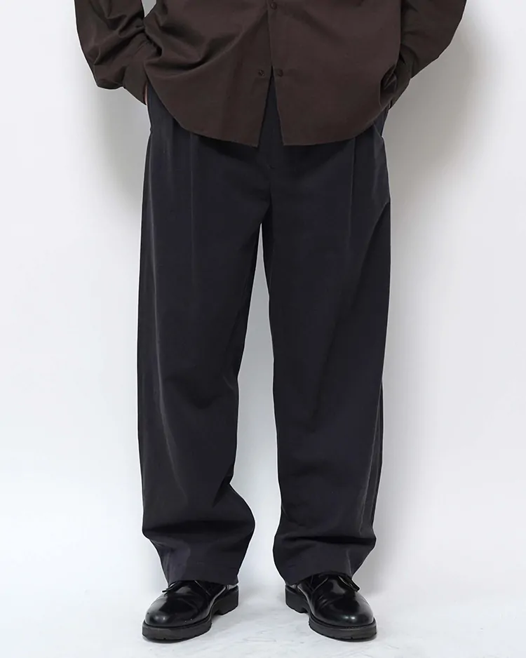 Y / ORGANIC COTTON TENCEL CHINO TR / NAVY