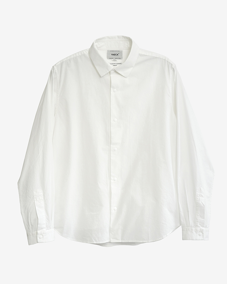 YAECA (MEN) / RELAX - COMFORT SHIRT / WHITE
