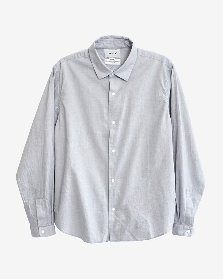 YAECA (MEN) / RELAX - COMFORT SHIRT / BLUE