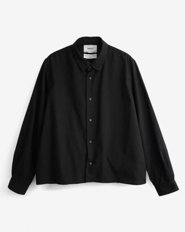 YAECA (WOMEN) / RELAX SHORT - COMFORT SHIRT / BLACK