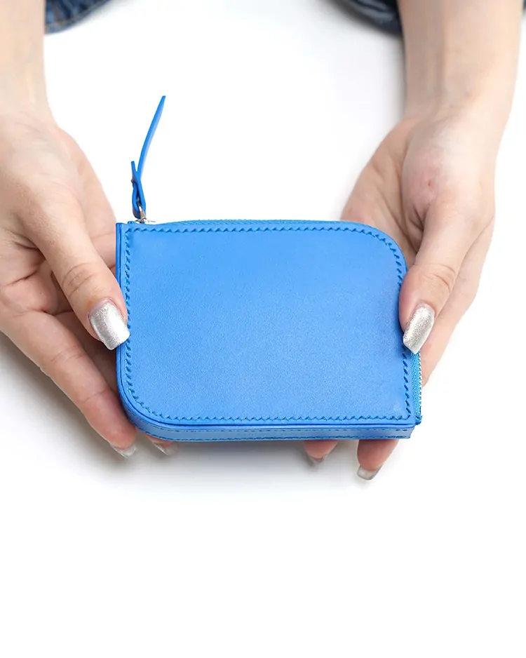 ED ROBERT JUDSON / BUCKS - L ZIP PURSE / BLUE