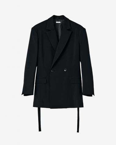  / Waist ribbon W jacket / 251ZOE-JK01 / black
