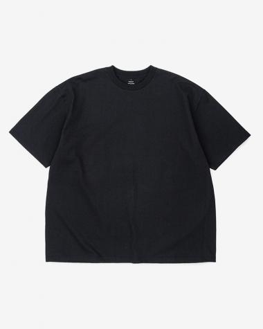  / Heavy Weight S/S Oversized Tee / BLACK