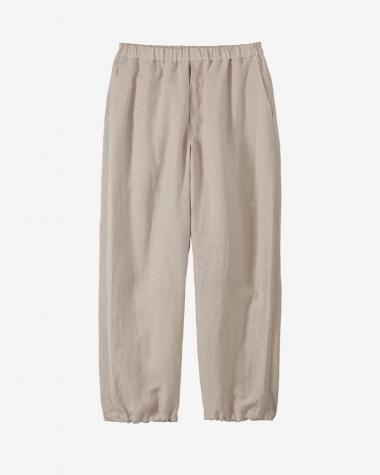  / Linen Cupro Track Pants / BEIGE