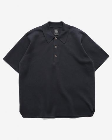  / 32G SMOOTH KNIT POLO / NAVY