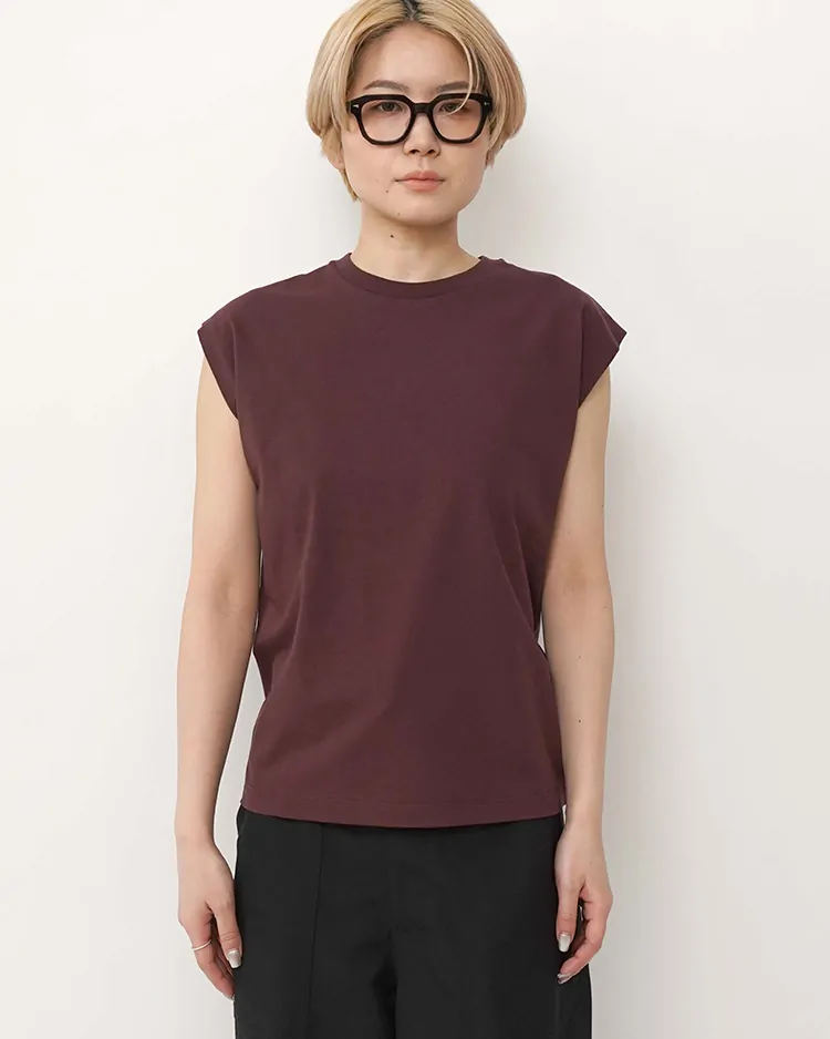 YLÈVE (WOMEN) / ORGANIC COTTON BIO N/S / BROWN