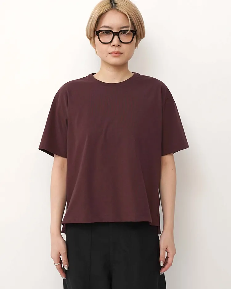 YLÈVE (WOMEN) / ORGANIC COTTON BIO T / BROWN